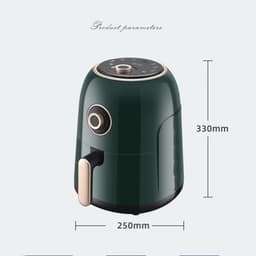 Heteluchtfriteuse - Airfryer - Gezond Bakken - Automatische Uitschakeling - 5 Liter - Blauw — thumbnail 2