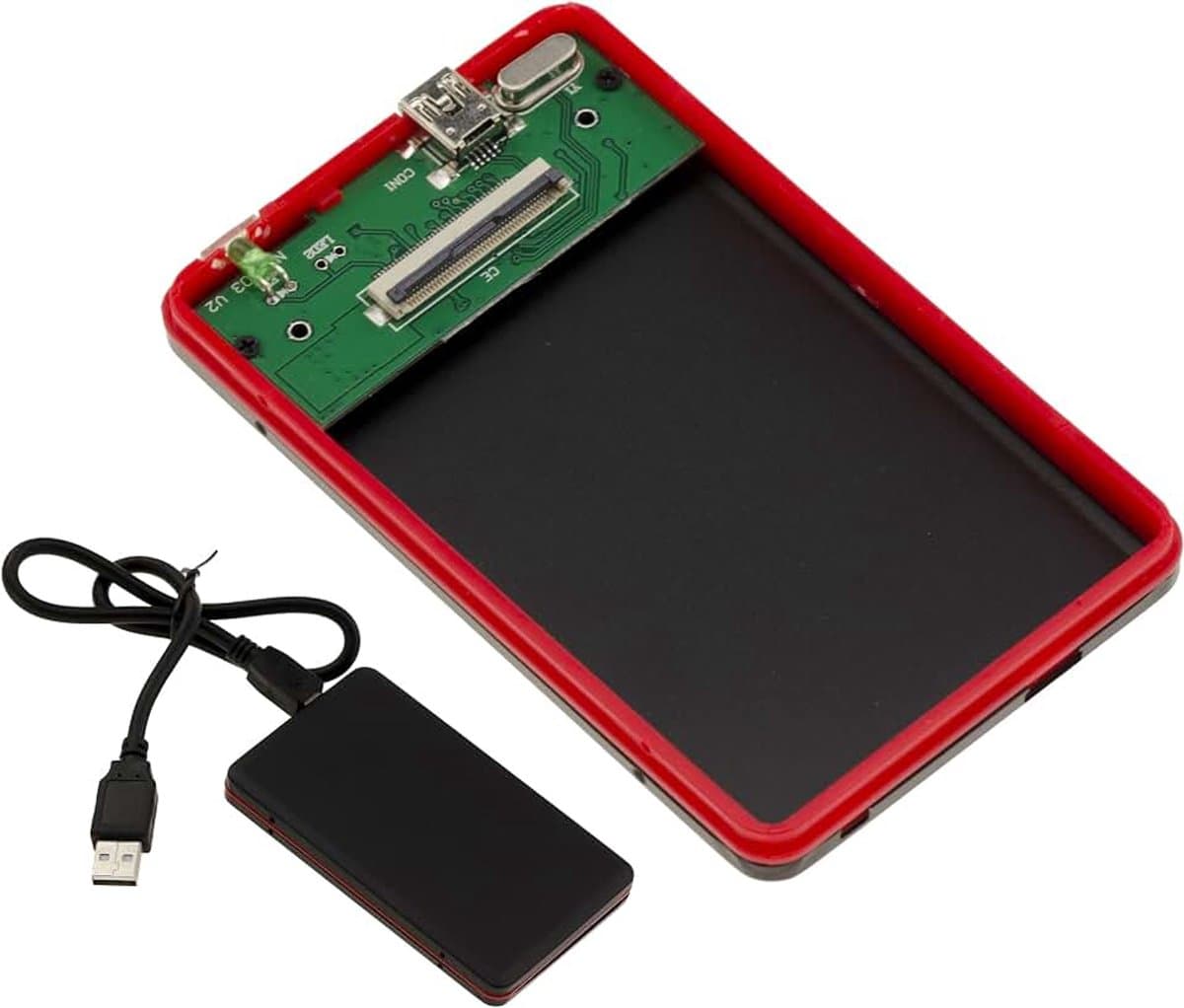 Externe USB-behuizing voor ZIF 1.8 40-draads Toshiba, Samsung, HITACHI harde schijven. USB3 5G-verbinding, met ZIF-laag — afbeelding 1