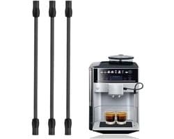 3 stuks melkslang, set van 3, compatibel met Siemens EQ6 Series 300/500/700, EQ6 Plus s700 & Bosch VeroAroma, reserveonderdelen, siliconen slang voor volautomatische koffiemachine, voedselveilig en op