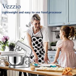 SnelShoppen - Blender 4.5L 1500W - Keukenmachine met 10 snelheden - RVS, Zilver - Perfect voor Bakken, Koken en Mixen voor het Gezin — thumbnail 3