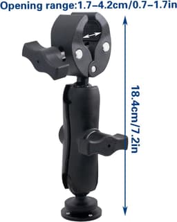 SnelShoppen - Massage gun holder wandmontage met verstelbare klem, geschikt voor de meeste massage guns, ideaal voor moeilijke bereikbaarheid zoals ne — thumbnail 5