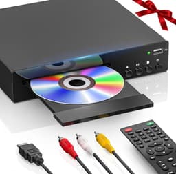 DVD Speler voor TV - HDMI & RCA - Regiovrij - 1080P Full HD - USB-Ingang - CD/DVD Speler - Afstandsbediening — thumbnail 1