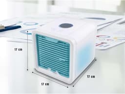 RWB® Mobiele Airco Zonder Afvoer - Luchtkoeler - Aircooler- Wit/ Grijs- 17 cm x 17 cm x 17 cm — thumbnail 2