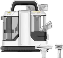 Verte Meubelreiniger - Draagbare Tapijtreiniger – 450 W - Krachtige Zuigkracht - Voor Bekleding en Vlekverwijdering – Handmodel Vlekverwijderaar voor Banken - Tapijten - Autostoelen - Matrassen en Stoffen – Wit — thumbnail 1