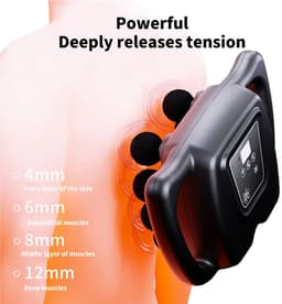NordHaus Spiermassagepistool - Fascia Massageapparaat - Massagegun - 24 Massagekoppen voor Diepe Spiermassage - 24 Head — thumbnail 4