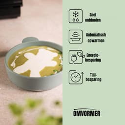 QORA® Stoomoven - Zwart - 46cm x 52cm x 35cm — thumbnail 4