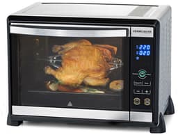 Rommelsbacher BGE 1580/E Elektrische Mini Oven met Draaispit - 30 Liter, 8 Kookfuncties, Elektronische Temperatuurregeling 80-230°C, Laagtemperatuurgaren, RVS, Accessoires Inbegrepen — thumbnail 2