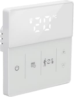 Slimme Thermostaat - App Bediening - Comfort Verhoging - Spraakgestuurd - 85 cm - Wit — thumbnail 1