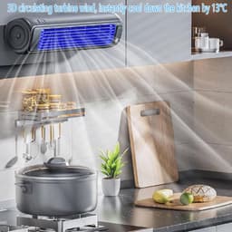 draagbare airconditioner/luchtkoeler met drie windsnelheden, geen installatie nodig, USB-oplaadbaar, draagbare torenventilator voor op het bureau, voor slaapkamer, kantoor en thuis（wit） — thumbnail 5