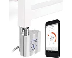Verwarmingspatroon Badkamer - App Bediening - Handdoeken Drogen - Energiebesparend - 600 Watt - Wit