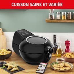 Olievrije Friteuse - Hetelucht Friteuse - Gezond Koken - Dubbele Actie Technologie - 17 kg capaciteit - Zwart — thumbnail 3
