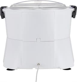Elektrische Aardappelschilmachine - Groenteschiller Keukenmachine - Snel Groenten Schillen - Robuust Roestvrij Staal - 0.8 kg Capaciteit - Wit — thumbnail 5