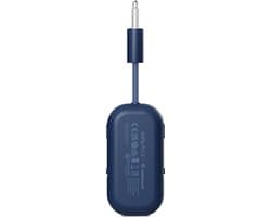 Twelve South AirFly Pro 2 – Geniet van In-Flight Entertainment met Draadloze Hoofdtelefoons – Koppel Twee Sets Draadloze Hoofdtelefoons voor Gedeeld Luisteren – Meer dan 25 Uur Batterijduur - Blauw