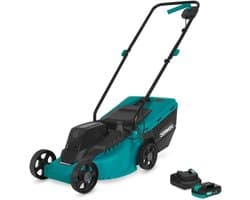 Accu Grasmaaier - Draadloze Maaier - Gazon Onderhoud - Borstelloze Motor - 32 cm - Groen