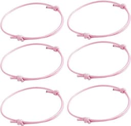 50 stuks handgemaakte Koreaanse gewaxte polyester armbanden in roze, verstelbaar en ideaal als vriendschapsarmbanden voor dagelijks draagcomfort — thumbnail 1