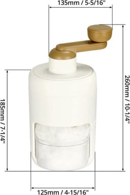 Draagbare handmixer - 300 ml - Handmatige bediening - Geschikt voor thuis, op reis en buitenshuis. Mixer met vriesvorm. — thumbnail 2