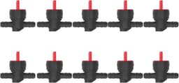 SnelShoppen - 10 Stuks Brandstofafsluiter, 1/4 Inline Brandstofafsluiter voor Grasmaaier, Tractor, Kleine Motoren, Voor Regelmatige Vervangingen — thumbnail 1
