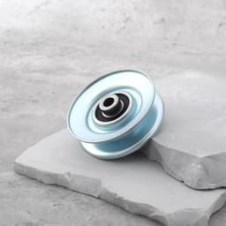 SnelShoppen - Vervangingsloop voor grasmaaier, stationaire pulley, vlak, diameter 64.5mm, hoogte 18mm, metalen loopwiel voor Husqvarna en Jonsered zit — thumbnail 4