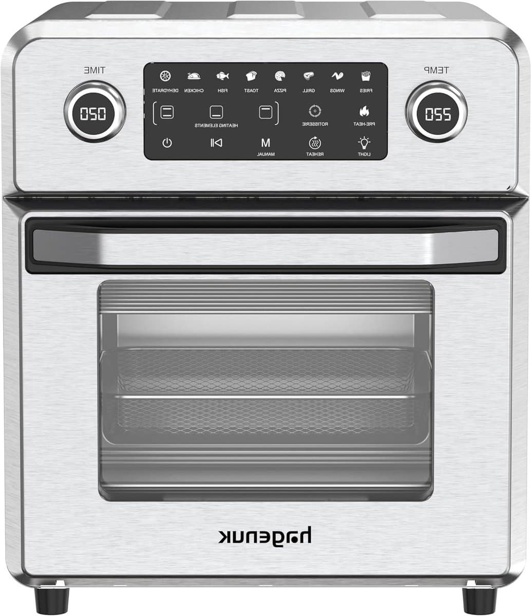 Heteluchtoven - Compacte Oven - Vetarm Koken - 10 Programma's - 14 Liter - Roestvrij Staal — afbeelding 1