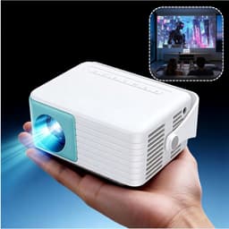 CRLYN® Mini Beamer - Mini Projector - Beamer Full HD — thumbnail 1