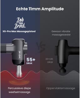 Massage gun met warmte en koude therapie elektrische spiermassage 11 mm diepe massage stil ontwerp 5 standen — thumbnail 2