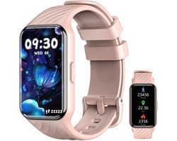 Blackview Watch - R10 - Smartwatch- Stappenteller - Slaapmonitor - Saturatiemeter - met hartslag - Bluetooth Sport Health slimme armband - voor Android en iOS. - Dames en heren - Roze