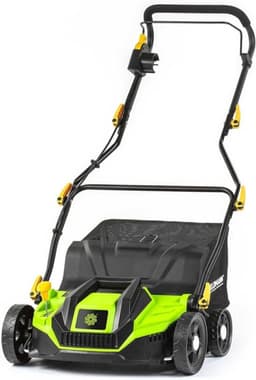 Elektrische Verticuteermachine – Gazonverticuteerder – Mosverwijderaar – Gazonhark – Grasmaaier – 1300 W Motor – Maaibreedte 320 mm – 40 L Opvangbak – Verstelbare Handgreep – Variabele Snijdiepte — thumbnail 3