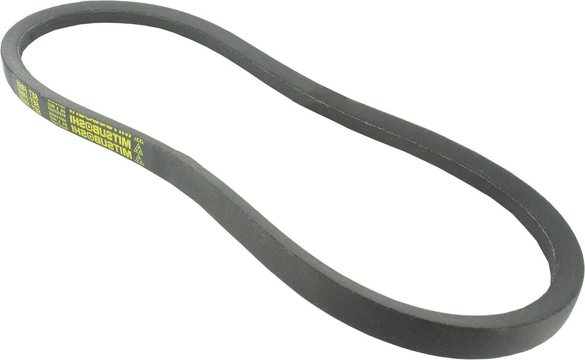 V-riem - Gladde riem - Grasmaaieronderhoud - Trapeziumvorm - 13 x 8 x 1030 mm - Zwart — afbeelding 1