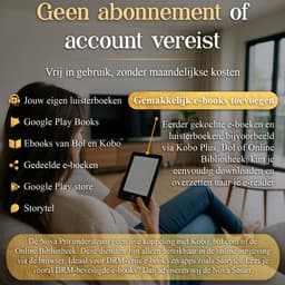 SwayTosh E-Reader Nova Pro – 6 inch 2025 – 64GB + Cloud Opslag – Ereader Met Luxe Hoes – Storytel-Ondersteuning – Schermverlichting en Nachtmodus – E Reader Voor Ebook & Luisterboeken – Met Oplader — thumbnail 3