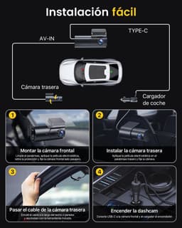 Dashcam - Compact Design - Full HD Beeldkwaliteit - Nachtzichtfunctie - Voor Auto's — thumbnail 5