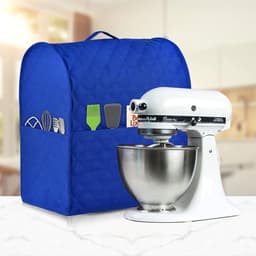 Mixerhoes Beschermhoes - Keukenmachine Cover - Keuken Organisatie - Handige Opbergvakken - Universeel - Blauw — thumbnail 2
