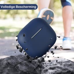 Studio Air Hoesje geschikt voor Airpods 4 - Schokbestendige Siliconen Case - Royal Blue — thumbnail 5
