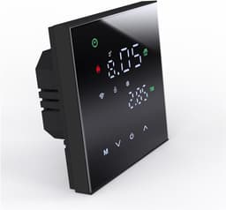 Slimme Thermostaatkraan - Verwarming Regelaar - Energie Besparen - App Bediening - 3A 16A - Wit — thumbnail 1