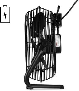Vloerventilator ø30cm 12W 5200mHa accu zwart — thumbnail 3