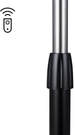 Staande ventilator ø50cm 75W met afstandsbediening zwart — thumbnail 2
