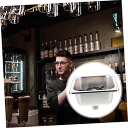 Glazen Spoeler - Fles Wasmachine - Bar Schoonmaken - Automatische Hoge Druk - 17.5x16x9.5cm - Zilver — thumbnail 3