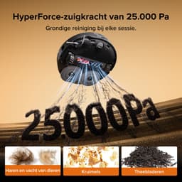 Roborock Qrevo Edge 2 Set-robotstofzuiger-25.000 Pa-7,98 cm ultraslank-12 mm dweilheffing-80°C warmwatermopwas& zelfreinigend station-FlexiArm-RetractSense navigatie-dubbel anti-klitssysteem-reactieve AI & Roborock app-bediening — thumbnail 5