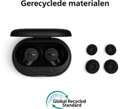 PHILIPS TAT1300BK - True Wireless Oordopjes - Bluetooth 6.0 - Tot 24 Uur Batterijduur - IPX4 Waterbestendig - Zwart — thumbnail 4