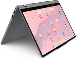 Lenovo Chrome 2in1 14ITN10 Intel® N N150 Chromebook 35,6 cm (14") Touchscreen WUXGA 4 GB LPDDR5-SDRAM 128 GB UFS Wi-Fi 6E (802.11ax) ChromeOS Engels Grijs — thumbnail 4