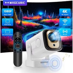 UFTA 4K Beamer Projector Native 1080P - Android 11 Dual WiFi Bluetooth 5.4 - Autofocus Keystone - 330 ANSI Thuisbioscoop - Wit — thumbnail 5