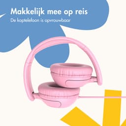 imoshion Kinder Koptelefoon met Draad - Met Decibelbegrenzer en Stickervellen - Koptelefoon Kinderen met AUX Kabel — thumbnail 4
