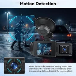 Dashcam met achteruitrijcamera 1080P Full HD - Met WiFi & app - Nachtzicht en parkeerstand - Voor alle voertuigen — thumbnail 5