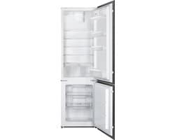 SMEG C41721E Inbouw Koel-vriescombinatie 269L - Low Frost - Sleepdeur - Wit - Energielabel E