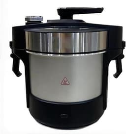 Elektrische Yam Pounder - Keukenmachine Yam - Afrikaanse Gerechten Maken - Automatische Verwerking - 6 Liter - Gepolijst Zilver — thumbnail 1