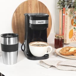 Salter One Cup Koffiezetapparaat - 420ml RVS Beker — thumbnail 3