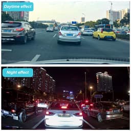 SnelShoppen - Podazz Dashcam Spiegel Voor en Achter, Full HD 1080P, 4,3 Inch, G-sensor, Auto Camera voor Veiligheid en Registratie — thumbnail 4
