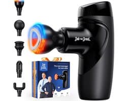 Massage Gun met Warmtetherapie – Draadloos – 5 Snelheden – Stil onder 55 dB – USB-C Oplaadbaar