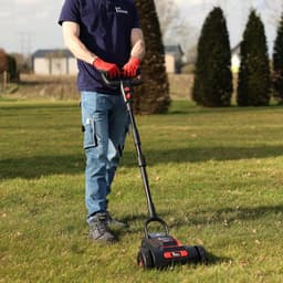 Elektrische Grasmaaier - Accu grasmaaier - Gazon Onderhoud - Borstelloze Motor - 22 cm Snijdbreedte - Zwart — thumbnail 5