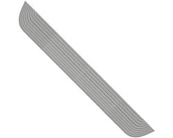 robotstofzuiger, drempelhelling, zuigrobot, drempelhelling, drempelhelling, rubber, antislip en slijtvast, voor robotstofzuiger-klim-/hefinrichting (grijs, 68 x 5,3 x 1,6 cm)
