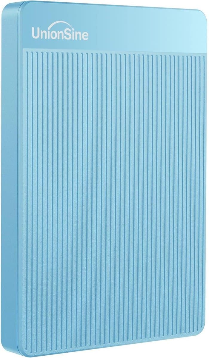 Externe Harde Schijf 500 GB - USB 3.0 HDD - Ultra Slim en Draagbaar - Plug & Play - Voor PC, Mac, PS4 en Xbox - Blauw — afbeelding 1